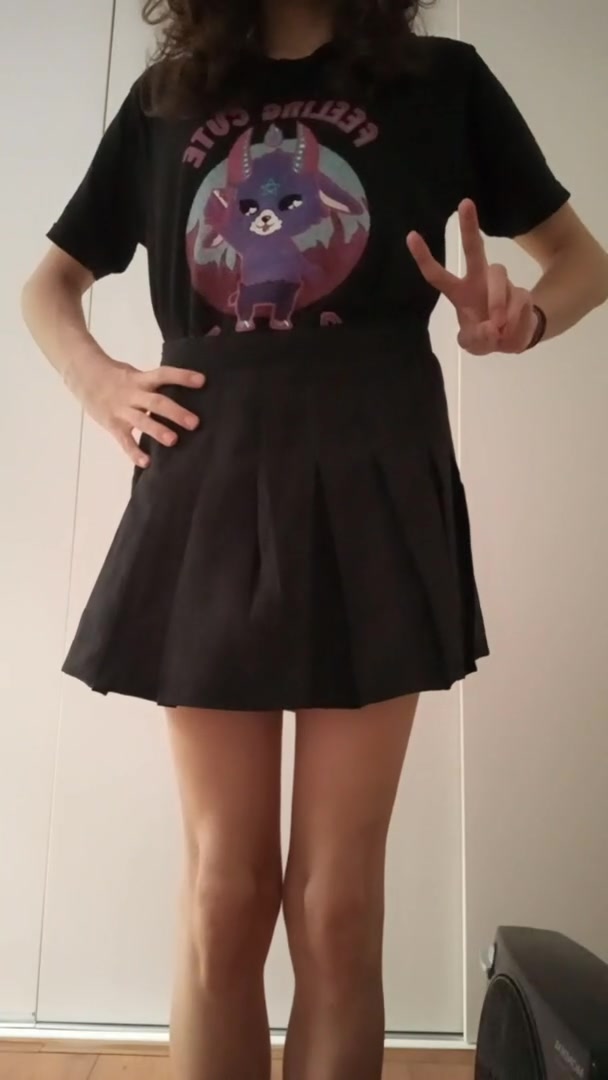 Want to have a peek under my skirt?