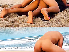 Sunbath & Sex! Latina gets Prone-Boned by stranger
