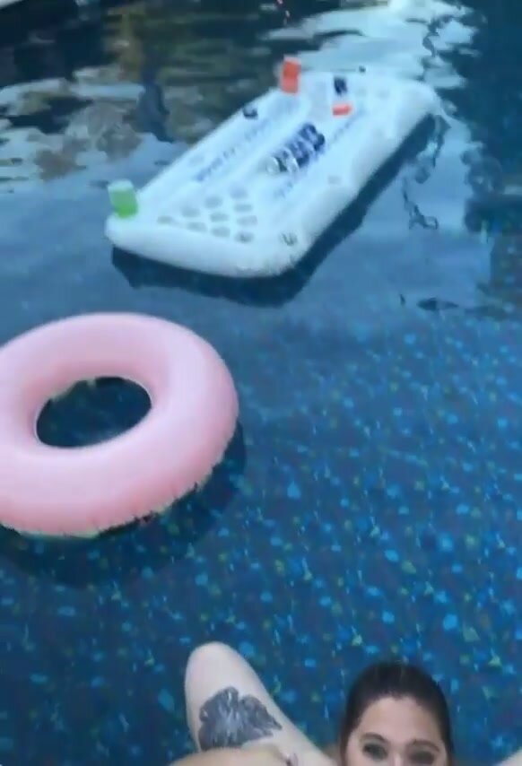 I told my husband I was going swimming with some friends!