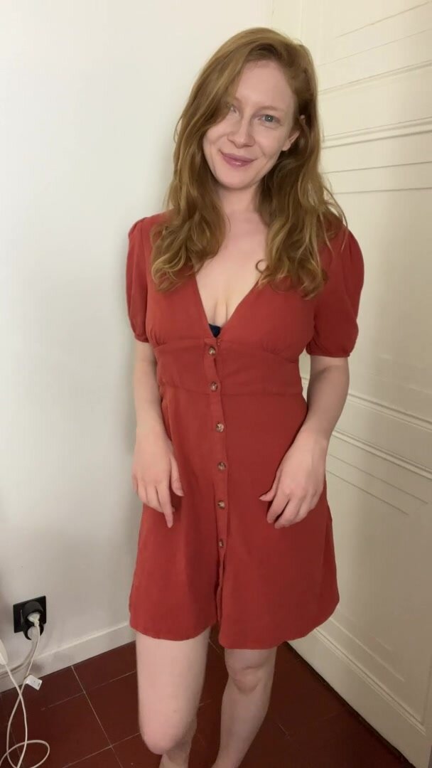 Here she comes, the 5’2 redhead who’s way too busty for her own good!