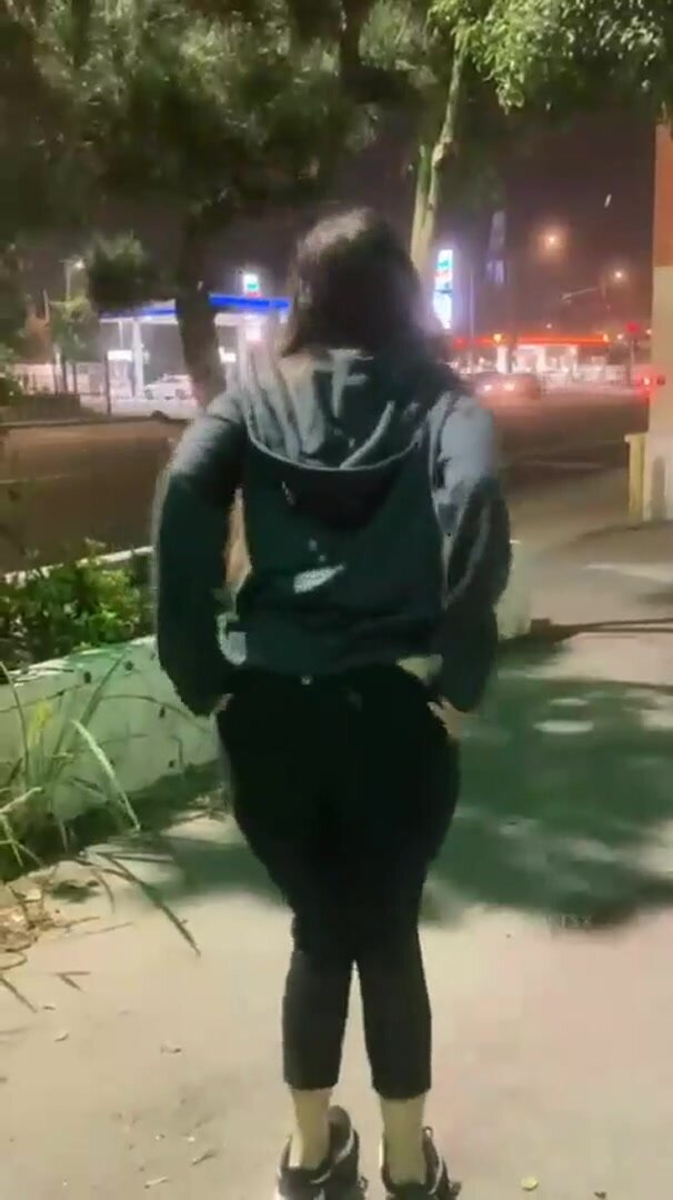 Revealing Her Color Changing Plug by The Road