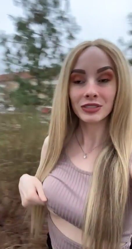 Took my tits out at a local park