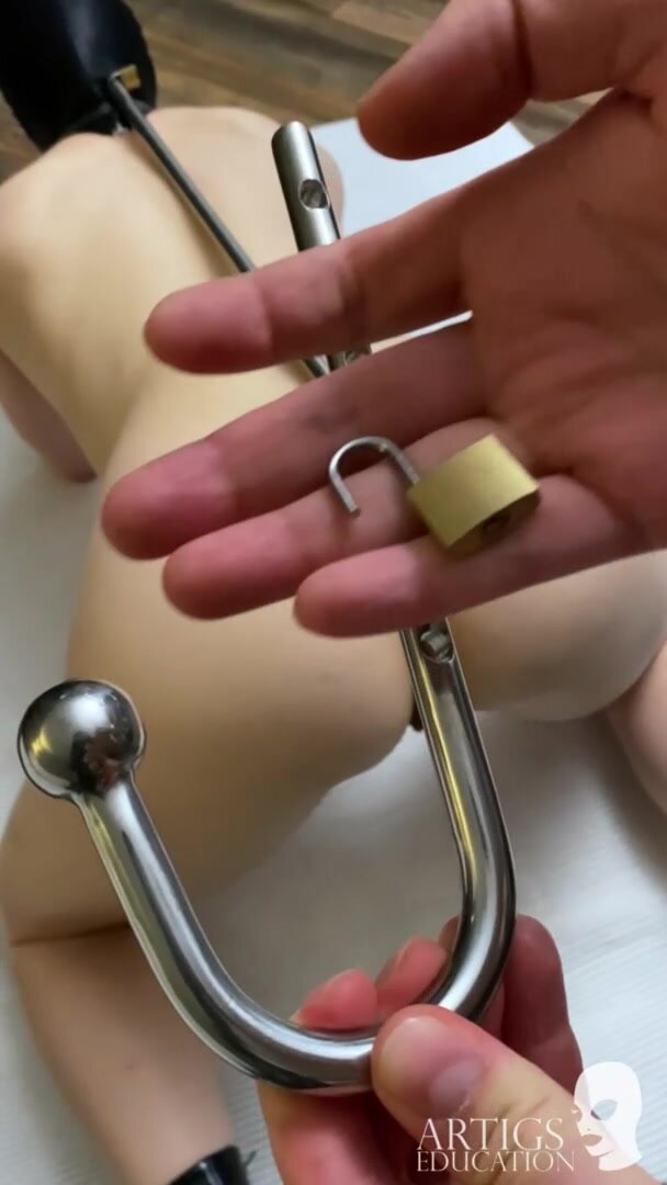 And finally adjusting the last and best part of our new bondage device