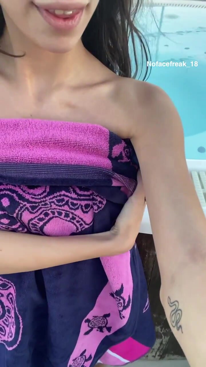 Out of the pool and ready to play