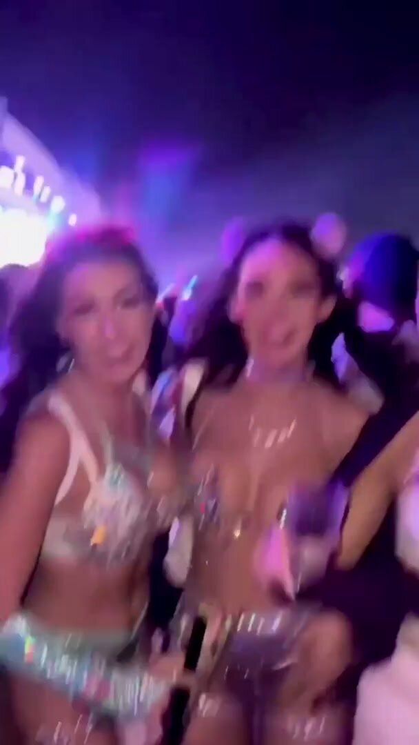 Three girls on fire