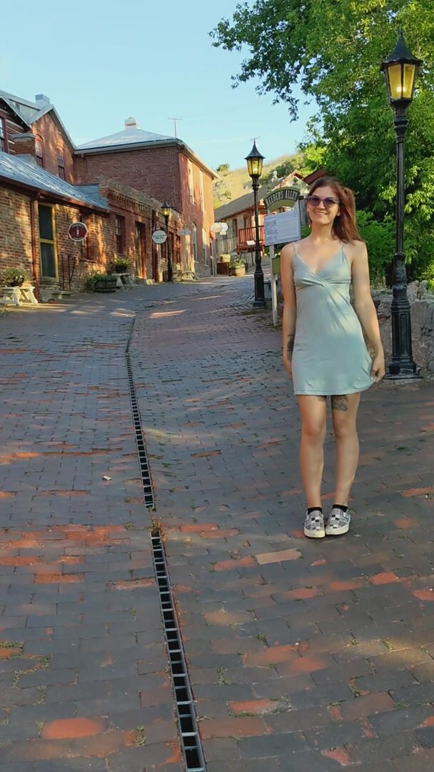 Showing off downtown.