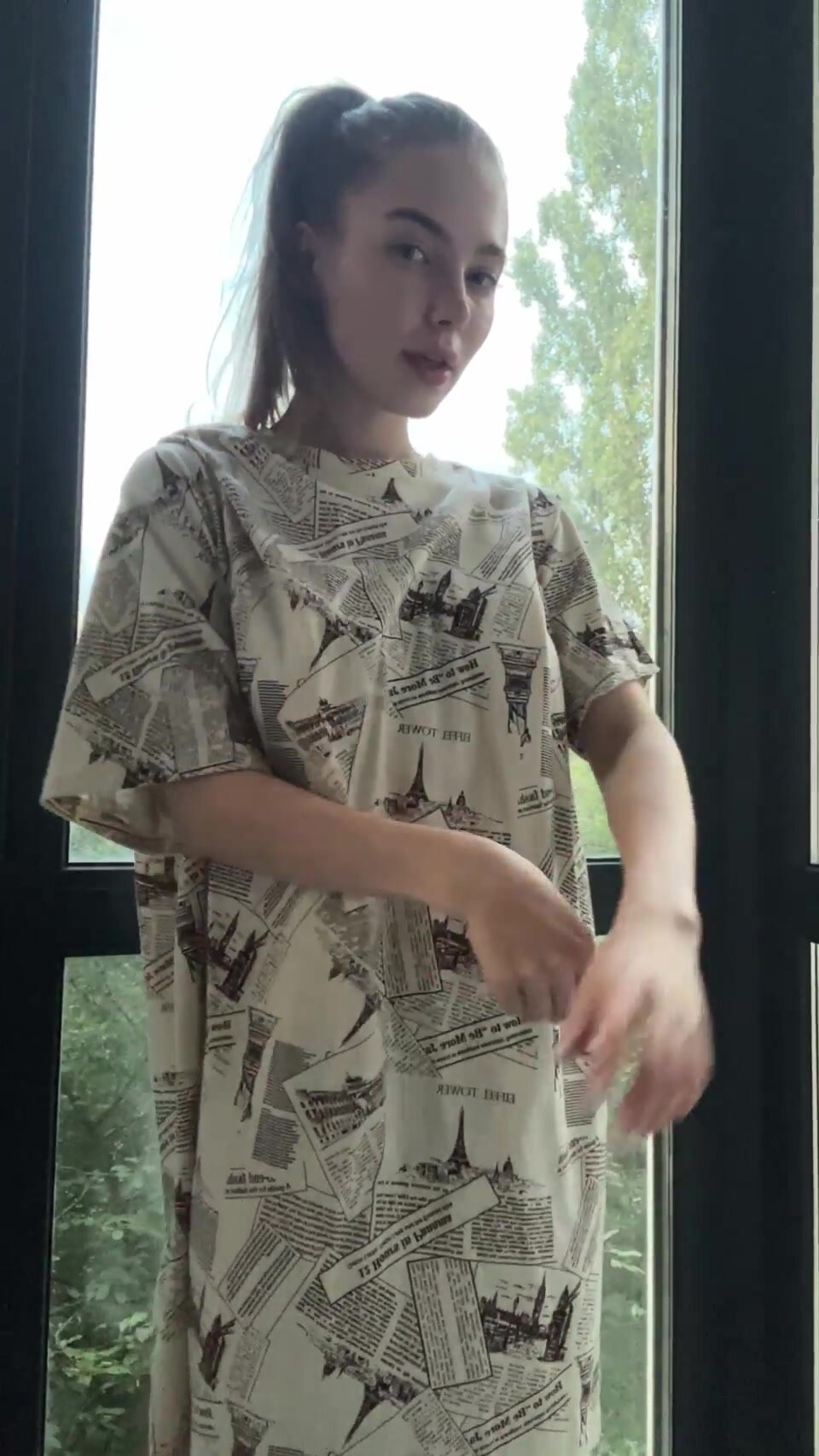 Anyone brave enough to fuck me right on the balcony