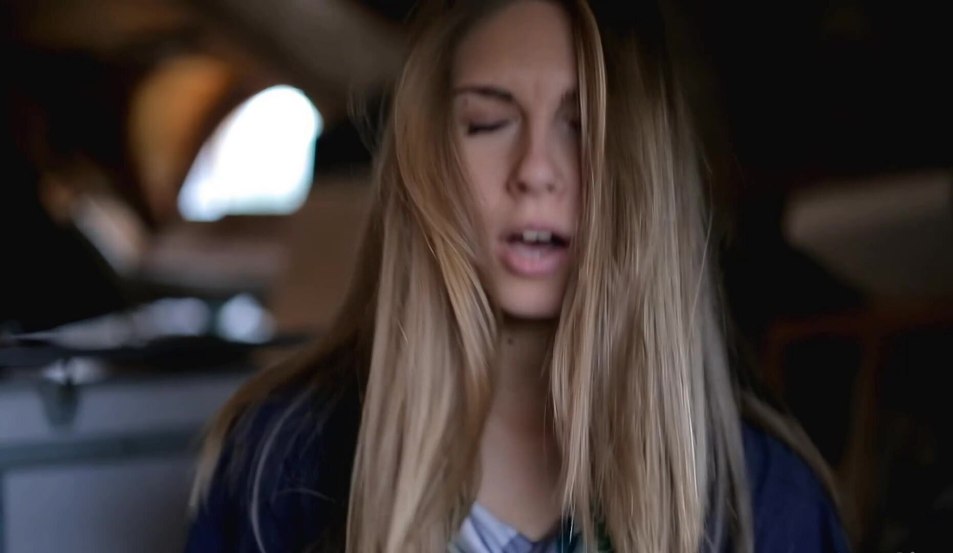 Anjelica's facial expressions