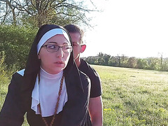 Hard anal before the prayers for a Sinful Nun...