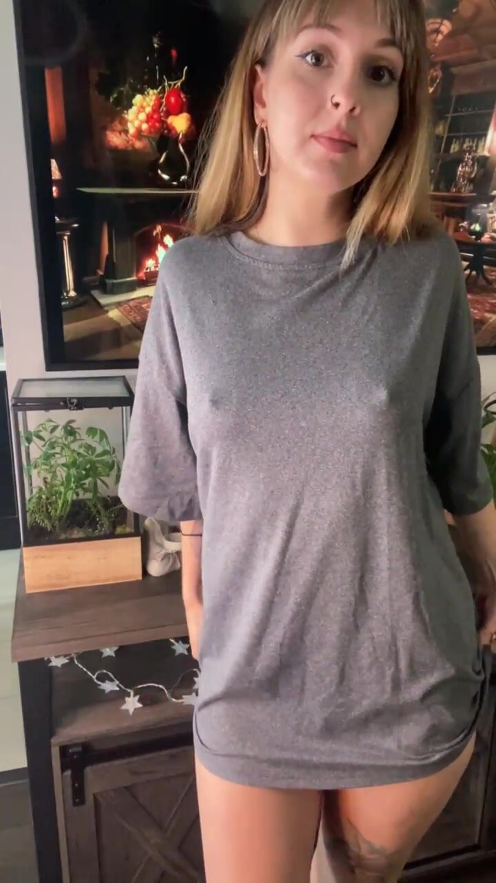 Hope I surprised you with what’s underneath my shirt