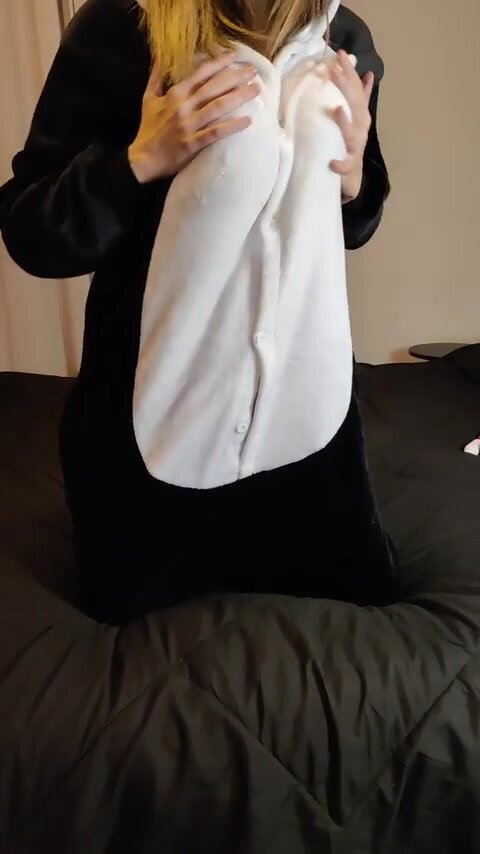 Big boobs panda