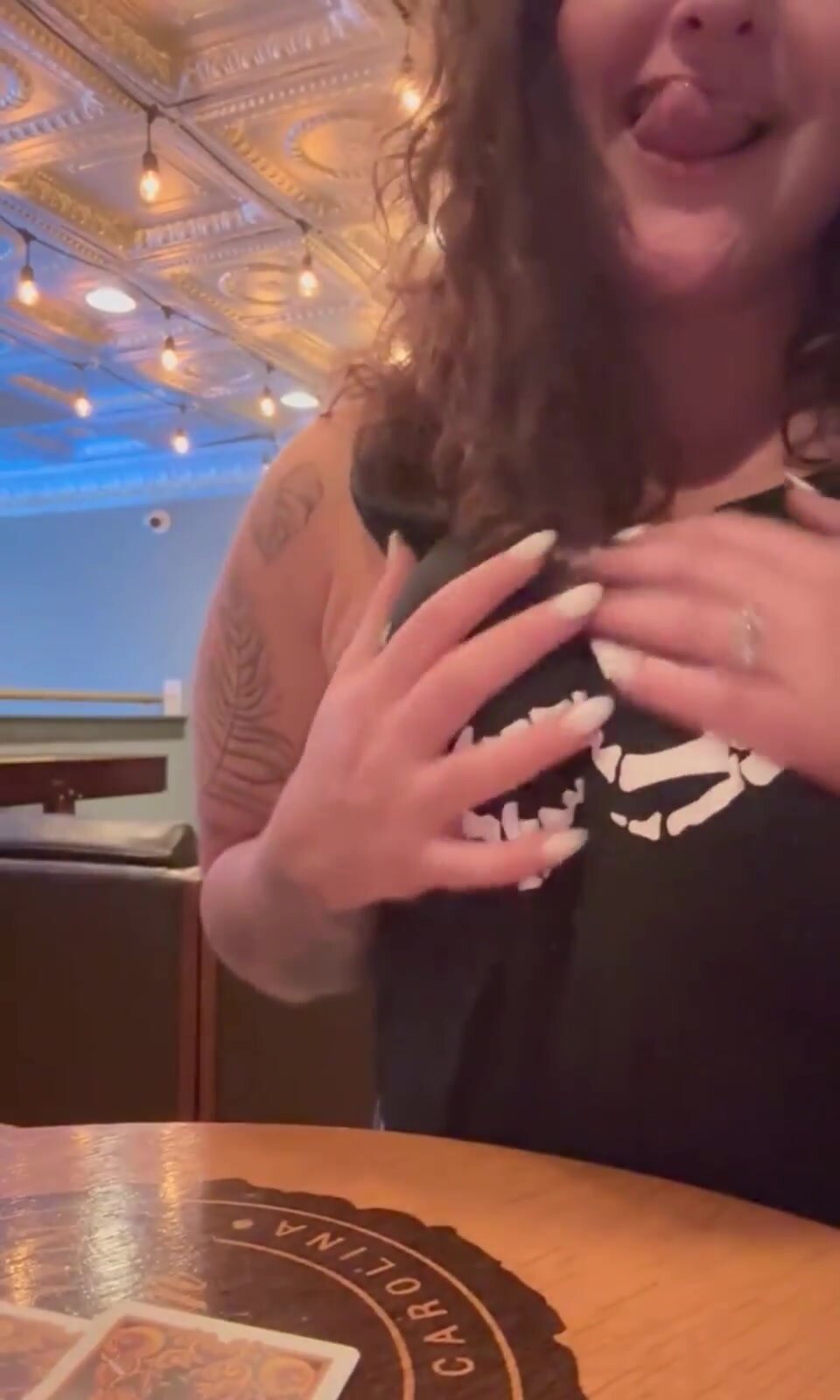 Quick motorboat at the bar