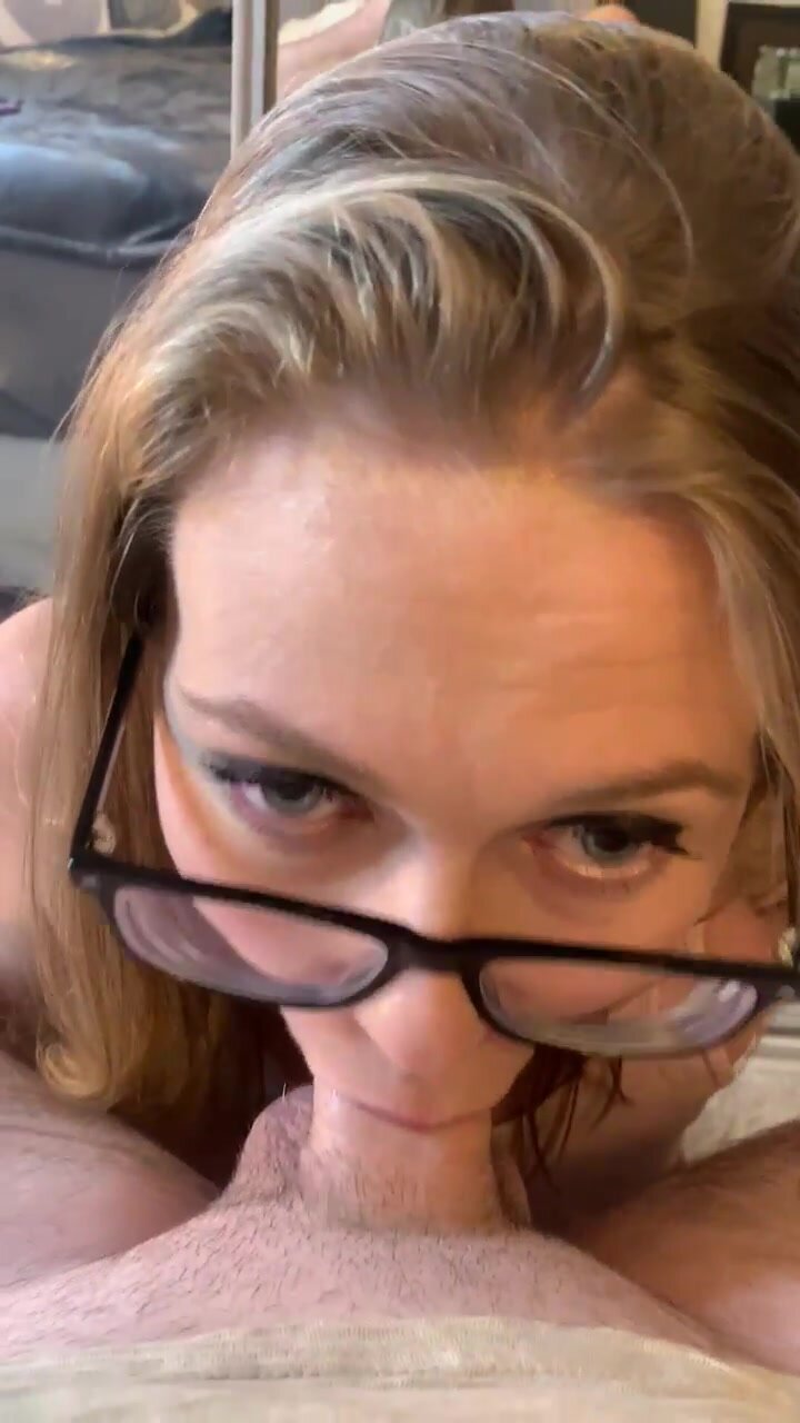 Coated in cum and loving it.