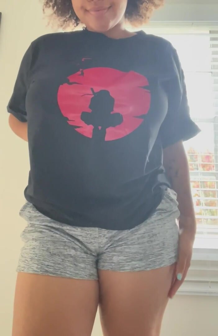 I hope you like what’s hiding under my t shirt