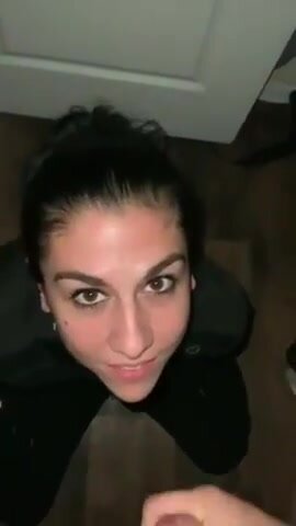 Patiently waiting for her reward like a good girl